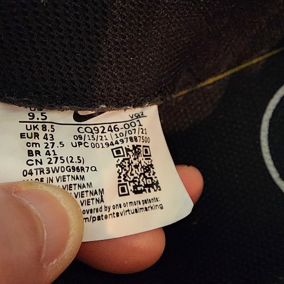 NIKE COURT VISION LOW MEN’S SHOES SIZE 9.5 - Picture 2 of 7